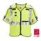 Milwaukee Tool AR/FR Cat.1 High Visibility Vest w/Sleeves 4XL, 5XL Class 3 X Back, , Hook and Loop 10 Pockets, No 48-73-5334 - alternate 2
