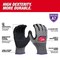 Milwaukee Tool Cut Protection Dipped Gloves, Cut Level A7 , Dipped , Nitrile , Sandy Nitrile , M 12 PK 48-73-7011B - alternate 3