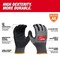 Milwaukee Tool Cut Protection Dipped Gloves, Cut Level A8 , Nitrile , Sandy Nitrile , 2XL 12 PK 48-73-7024B - alternate 3