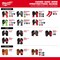 Milwaukee Tool Cut Protection Dipped Gloves, Cut Level A8 , Dipped , Nitrile , Rough , 2XL 1 PR 48-73-7024 - alternate 6