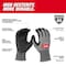 Milwaukee Tool Knit Gloves, Cut Level A4 , Dipped , Nitrile , Rough , M 1 PR 48-73-7141E - alternate 2