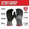 Milwaukee Tool Cut-Resistant Insulated Gloves, Cut Level A5 , Double Dipped , Latex , Sandy , L ( 9 ) 12 PK 48-73-7952B - alternate 5