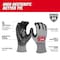 Milwaukee Tool Cut-Resistant Coated Gloves, Cut Level A4 , Dipped , Polyurethane , Smooth , M 48-73-8741 - alternate 8
