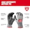 Milwaukee Tool Cut-Resistant Dipped Gloves, Cut Level A5 , Polyurethane , Rough , L 1 PR 48-73-8752E - alternate 2