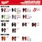 Milwaukee Tool Cut-Resistant Dipped Gloves, Cut Level A5 , Dipped , Polyurethane , Rough , X-Large 1 PR 48-73-8753E - alternate 8