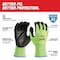 Milwaukee Tool High Visibility Cut Level 2 Polyurethane Dipped Gloves - M, PR 48-73-8921 - alternate 6