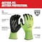 Milwaukee Tool 12PK High Visibility Cut Level 4 Polyurethane Dipped Gloves - M 48-73-8941B - alternate 5