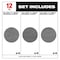 Milwaukee Tool & Equipment Grit Mesh Sanding Discs, 3 in Dia, Aluminum Oxide, 120, 180, 80 Grit, Coated Type, Not Applicable 48-80-6405 - alternate 2