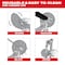 Milwaukee Tool & Equipment Grit Mesh Sanding Discs, 3 in Dia, Aluminum Oxide, 120, 180, 80 Grit, Coated Type, Not Applicable 48-80-6406 - alternate 8