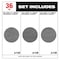 Milwaukee Tool & Equipment Grit Mesh Sanding Discs, 3 in Dia, Aluminum Oxide, 120, 180, 80 Grit, Coated Type, Not Applicable 48-80-6406 - alternate 4
