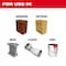 Milwaukee Tool & Equipment Grit Mesh Sanding Discs, 3 in Dia, Aluminum Oxide, 120, 180, 80 Grit, Coated Type, Not Applicable 48-80-6406 - alternate 7