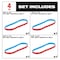 Milwaukee Tool & Equipment Bandfile Belts, 0.38 in W, 0.10 in L, Ceramic Alumina, 40, 60, 80, 120 Grit, Multi-Grade, Blue; Red 48-80-7000 - alternate 9