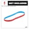 Milwaukee Tool & Equipment Bandfile Belts, 0.38 in W, 0.10 in L, Coated, Ceramic, 60 Grit, Coarse, Not Applicable, Blue, Red 48-80-7060 - alternate 5