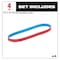 Milwaukee Tool & Equipment Bandfile Belts, 0.50 in W, 0.10 in L, Coated, Ceramic, 80 Grit, Medium, Not Applicable, Blue, Red 48-80-9080 - alternate 3