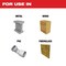 Milwaukee Tool & Equipment Bandfile Belts, 0.50 in W, 0.10 in L, Coated, Ceramic, 80 Grit, Medium, Not Applicable, Blue, Red 48-80-9080 - alternate 4
