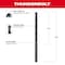 Milwaukee Tool 3/16" Thunderbolt Black Oxide Drill Bit 48-89-2718 - alternate 7