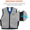 Ergodyne Cooling Vest, Nylon, Evaporative, Up to 4 hr Max Cooling Time, Zipper Closure, 26 1/2 in Length 6665 - alternate 6