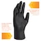 Ansell KleenGuard Kraken Grip, Disposable Gloves, 6 mil Palm , Nitrile, Powder-Free, M, 100 PK, Black 49276 - alternate 5