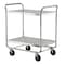 Lakeside Tubular Chrome Frame 2 Shelf Cart; 500 lb Capacity, 21"x33" 492 - alternate 1