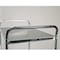 Lakeside Tubular Chrome Frame 3 Shelf Cart; 500 lb Capacity, 21"x33" 493 - alternate 2