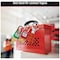 Master Lock Lockout Tagout Portable Group Lock Box, Steel, Hinged, 12 Padlocks, 6 in x 9.25 in x 3.75 in, Red 498A - alternate 6