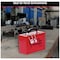 Master Lock Lockout Tagout Portable Group Lock Box, Steel, Hinged, 12 Padlocks, 6 in x 9.25 in x 3.75 in, Red 498A - alternate 4