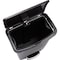 Rubbermaid Commercial Slim Jim Step-On 8 gal Rectangular Slim-Profile Plastic Can, Black, Foot Pedal, Plastic, 11 3/8 in 1883609 - alternate 4