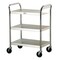 Lakeside Tubular Chrome Frame 3 Shelf Cart; 500 lb Capacity, 21"x33" - K.D. 499 - alternate 1
