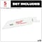 Milwaukee Tool M12 Hackzall Blade-Wood, PK5 49-00-5460 - alternate 5