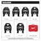 Milwaukee Tool 1/4" - 7/8" Streamline ACR Press Jaw Kit for M12 FORCE LOGIC Press Tool 49-16-2461M - alternate 4