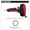 Milwaukee Tool TRAPSNAKE 25 ft. Auger with CABLE DRIVE Drain Cleaner 49-16-2573 - alternate 8