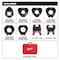 Milwaukee Tool 1/2" - 2" IPS-P Pivoting Press Ring Kit for M18 FORCE LOGIC Press Tools 49-16-2697X - alternate 2