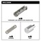 Milwaukee Tool Threadng Jaw Inserts, 1"H, 1"W, 1-1/2"L, PK6 49-16-5102 - alternate 3