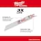 Milwaukee Tool SAWZALL Metal Cutting Bi-Metal Reciprocating Blade Set (16-Piece), PK16 49-22-1216 - alternate 8