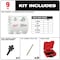 Milwaukee Tool 9 pc. HOLE DOZER with Carbide Teeth Large Diameter Hole Saw Set 49-22-3077 - alternate 6