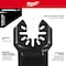 Milwaukee Tool 1-3/8 in. OPEN-LOK Japanese Tooth PRO-CURVE Hardwood-Cutting Oscillating Multi-Tool Blade (25 pk) 49-25-1138 - alternate 7