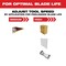 Milwaukee Tool 1-3/8 in. OPEN-LOK Japanese Tooth PRO-CURVE Hardwood-Cutting Oscillating Multi-Tool Blade (25 pk) 49-25-1138 - alternate 3