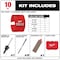 Milwaukee Tool BIG HAWG w/Carbide Teeth Kit - 10PC 49-56-9290 - alternate 9