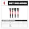 Milwaukee Tool 4 pc. SHOCKWAVE Impact Duty 2-9/16 in. Magnetic Nut Driver Set 49-66-4566 - alternate 2