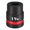 Milwaukee Tool 1 in Drive Impact Socket Standard Socket, Black Phosphate, Socket Size 1 3/16", SAE 49-66-6551 - alternate 4