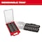 Milwaukee Tool 19 pc. SHOCKWAVE Impact Duty 3/8" Drive Metric Deep Well Socket Set, PACKOUT Low Compact Organizer 49-66-6801 - alternate 7