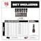 Milwaukee Tool 1/2 in Drive Socket Set Metric, SAE 16 Pieces 10 mm to 24 mm , Chrome 49-66-6803 - alternate 5