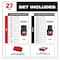 Milwaukee Tool 27 pc. SHOCKWAVE Impact Duty 1/2" Drive SAE & Metric Standard Socket Set, PACKOUT Compact Organizer 49-66-6804 - alternate 4