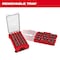 Milwaukee Tool 27 pc. SHOCKWAVE Impact Duty 1/2" Drive SAE & Metric Standard Socket Set, PACKOUT Compact Organizer 49-66-6804 - alternate 3