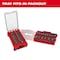 Milwaukee Tool 15 pc. SHOCKWAVE Impact Duty 1/2 in. Drive SAE Deep Well Socket Set with PACKOUT Organizer Tray 49-66-6817 - alternate 6