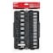 Milwaukee Tool PACKOUT Low-Profile Organizer Tray for 19 pc. SHOCKWAVE Impact Duty 3/8 in. Drive Metric Deep Well Sockets 49-66-6831 - alternate 6