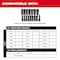 Milwaukee Tool PACKOUT Organizer Tray for 16 pc. SHOCKWAVE Impact Duty 1/2 in. Drive Metric Deep Well Sockets 49-66-6833 - alternate 5