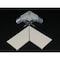 Legrand 90 Deg Flat Elbow Raceway, 2400 Series, 2 Channel, 1-3/4 in W, 3.94 in H, 3.94 in L, Ivory V2411M - alternate 2