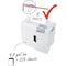 Hsm Paper Shredder, Cross-Cut Style shredstar X5 - alternate 10