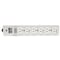 Tripp Lite Outlet Strip, Surge, Hospital Grade, 6 5-15R-HG, 5-15P-HG, 15 ft., White SPS-615-HG - alternate 6